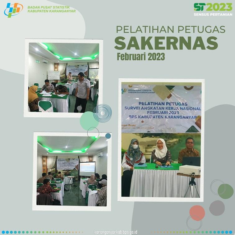 Pelatihan Petugas Sakernas Februari 2023