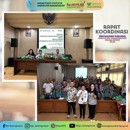 Rapat Koordinasi Penyusunan Publikasi Kabupaten Karanganyar Dalam Angka 2024. 