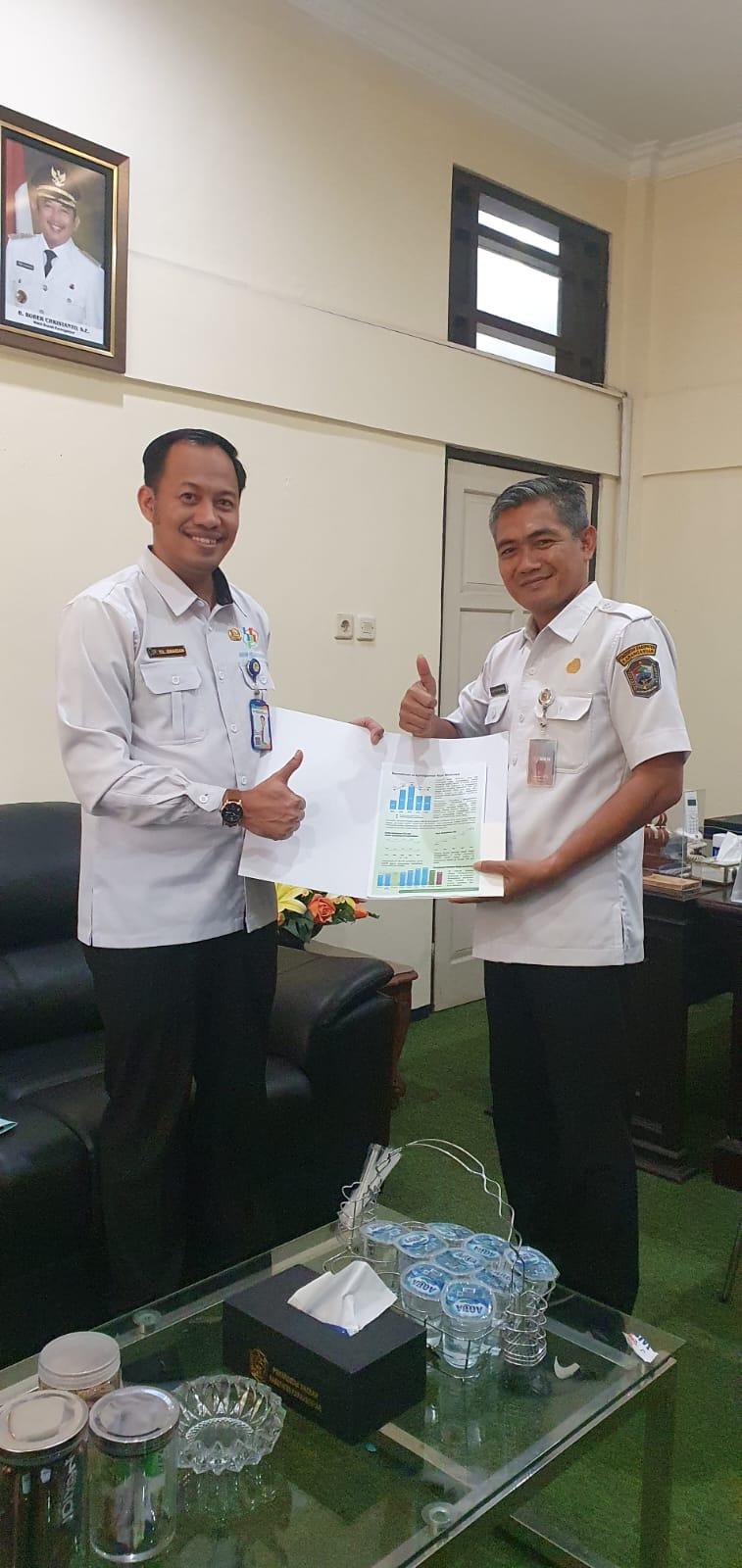 Submission of 2023 Susenas Results to the Regional Government of Karanganyar Regency