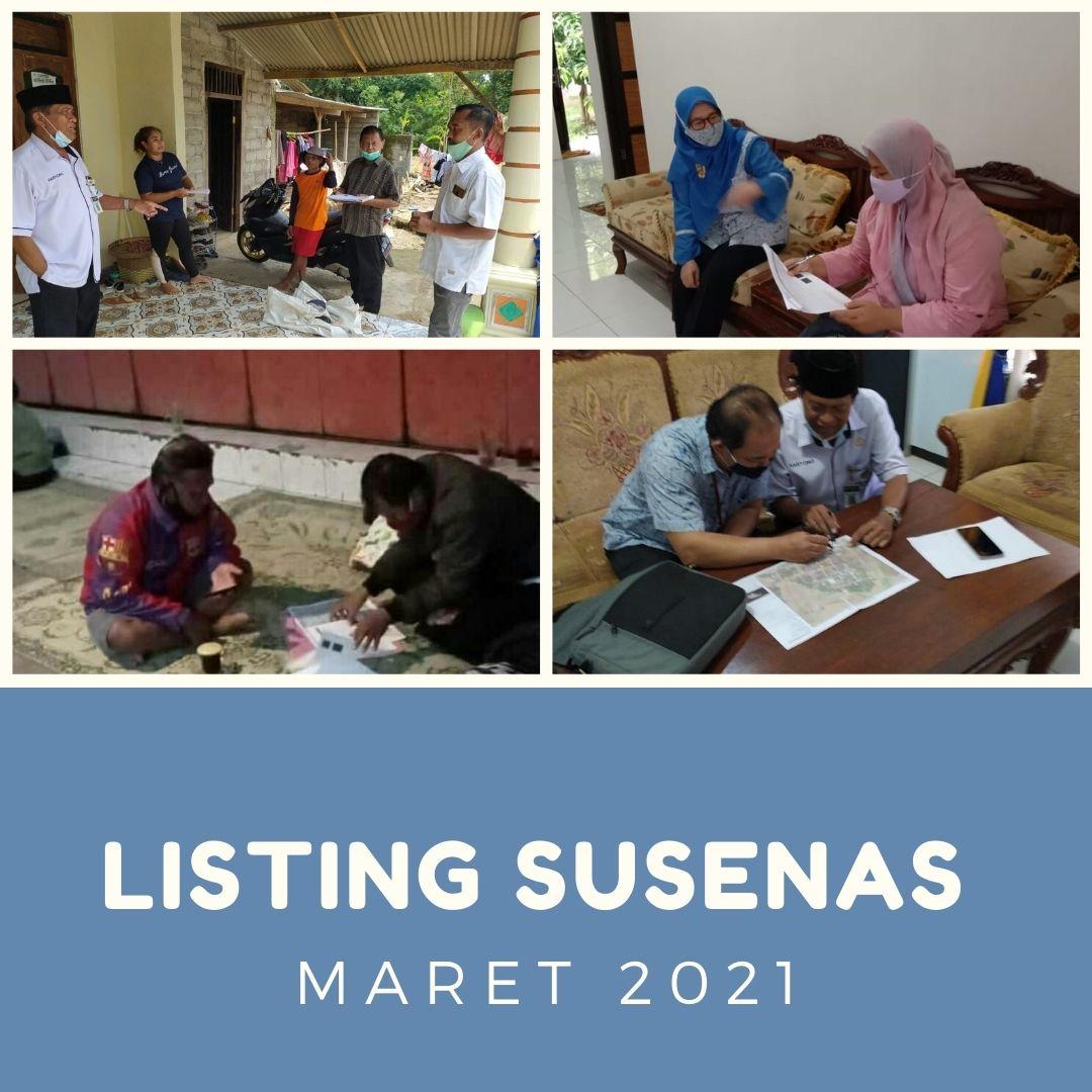 March 2021 Susenas listing ends today