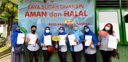  Karanganyar Regency BPS staff have received the complete synovac vaccine