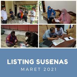 Listing Susenas Maret 2021 berakhir hari ini