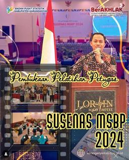 Pelatihan Petugas Susenas MSBP 2024