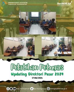 Pelatihan Petugas Updating Direktori Pasar 2024