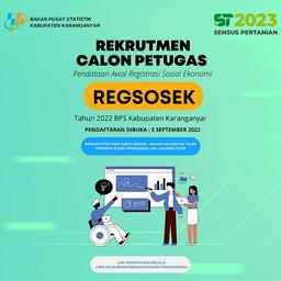 Pengumuman Rekrutmen Calon Petugas Pendataan Awal Regsosek