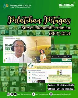 Pelatihan Calon Petugas Survei Ekonomi Pertanian (SEP) 2024