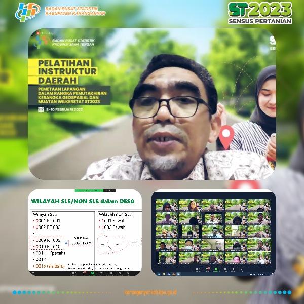 Pelatihan Instruktur Daerah (Inda) Pemetaan Lapangan dalam Rangka Pemutakhiran Kerangka Geospasial d